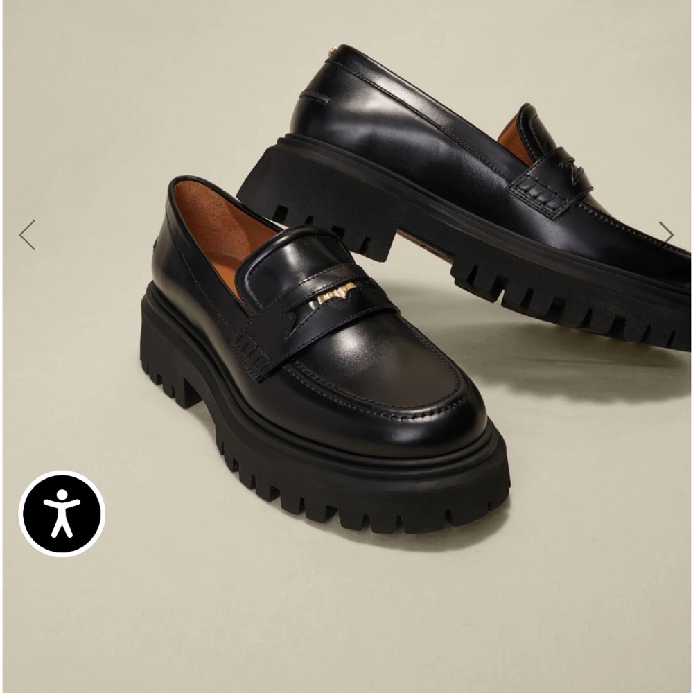 Maje platform loafers